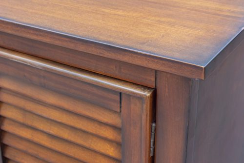 Armoire with six drawers - corner detail - Bahama shutterwood - CF-1142-0158