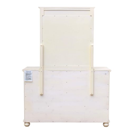 Ice Cream at the Beach Collection - Dresser with mirror - back view - CF-1730_34-0111