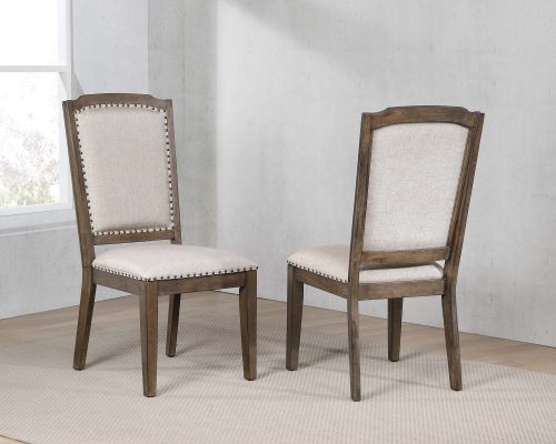 Cali Dining Collection - 41" H upholstered dining chair - dining room pair - DLU-CA-C113-2