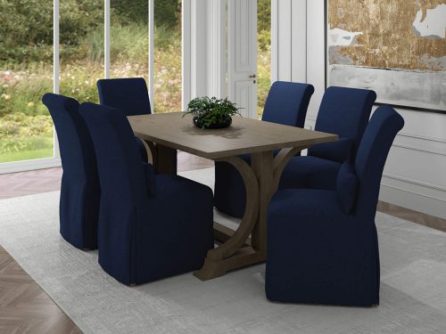 Newport Slipcovered Collection - Dining Chair - dining room setting SY-1025906-391049