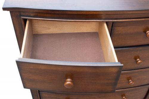 Chest - six drawers - small drawer open - Bahama shutterwood - CF-1141-0158