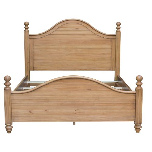 Vintage Casual King sized bed frame - front view - CF-1202-0252-KB