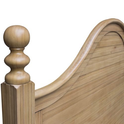Vintage Casual Queen sized bed frame - bedpost detail - CF-1201-0252-QB