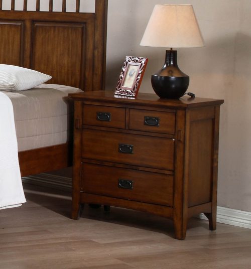 Tremont Collection - Nightstand in room setting-SS-TR750-NS