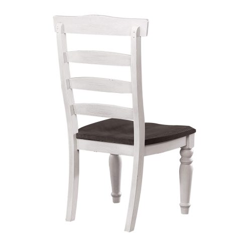 French Chic - Ladder Back Chair - Back view - DLU-FC1432W-2