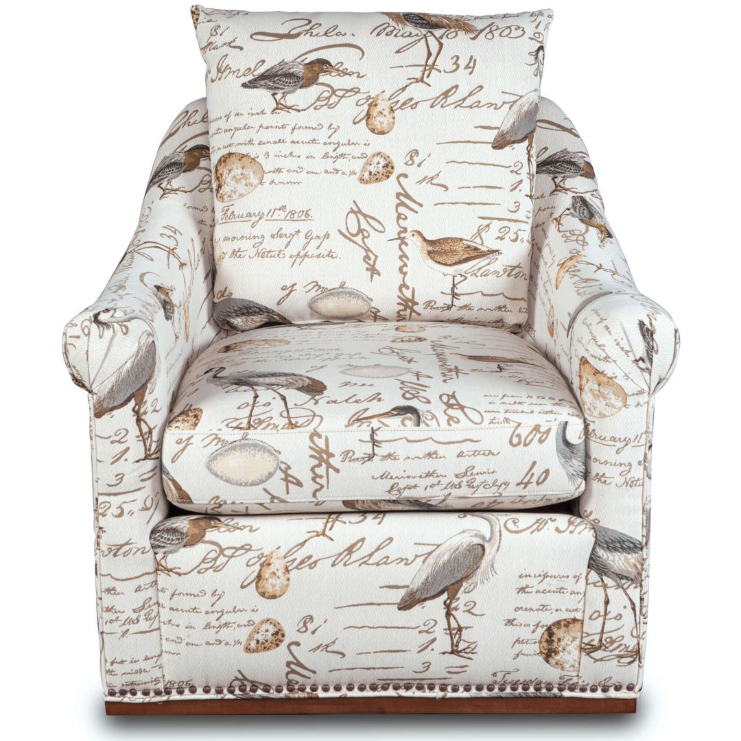 Birdscript/Birdsong Seamist Swivel Chair - Sunset Trading