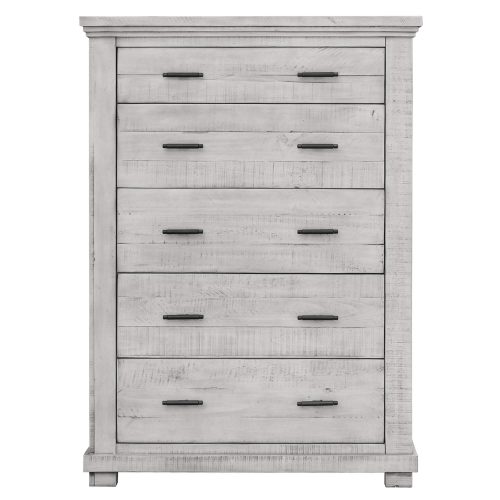 Crossing Barn Collection - Five drawer Chest - front view - CF-4141-0786