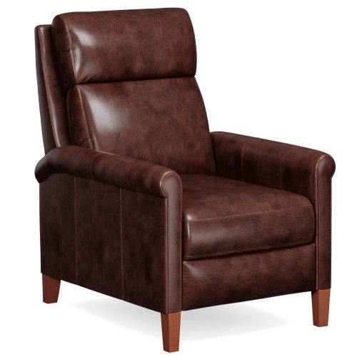 Ethan Pushback Recliner shown in Espresso - Three-quarter view - SY-1916-86-9210-89