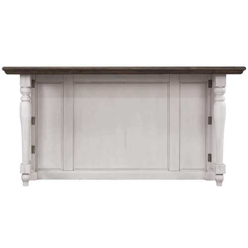 French Chic Collection - Drop Leaf Kitchen Island - front view - DLU-FC1016-IT