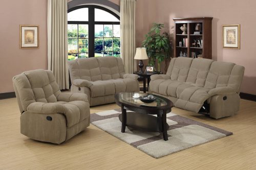 Heaven on Earth Collection - Reclining sofa - loveseat - armchair in living room setting - SU-HE330