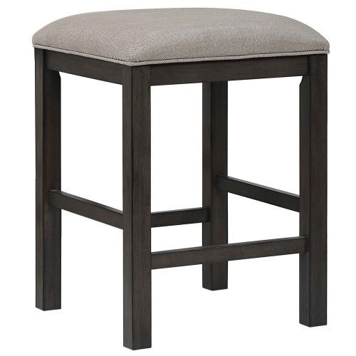 Shades of Gray Collection - Backless upholstered barstool - three-quarter view - DLU-EL-B300