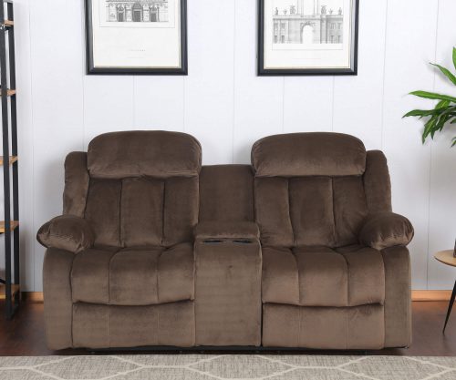 Teddy Bear Collection - Reclining loveseat - living room setting front view - SU-ZY660-206