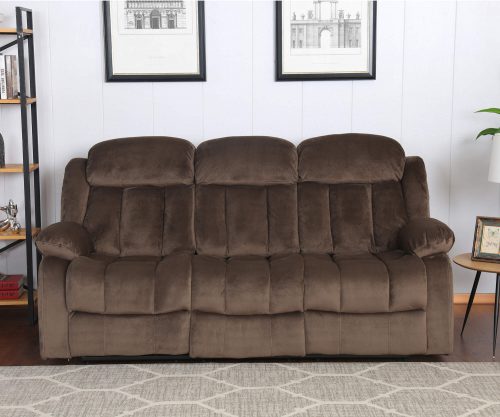 Teddy Bear Collection - Reclining sofa - living room setting front view - SU-ZY660-305