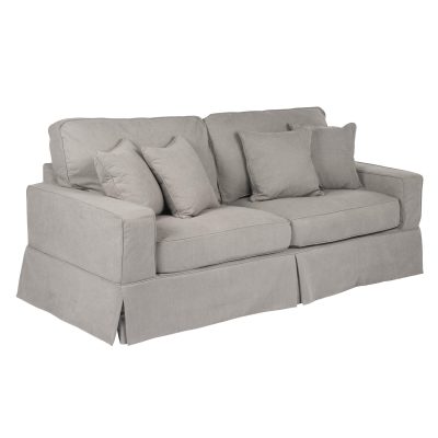 Americana Slipcovered Collection - Sofa - three-quarter view with pillows SU-108500-391094