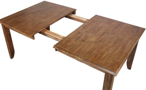 Amish Dining - Extendable dining table - open for leaf - DLU-BR4272-AM