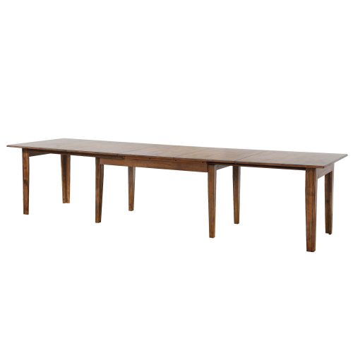 Amish Dining - Rectangular extendable dining table - fully extended DLU-BR134-AM