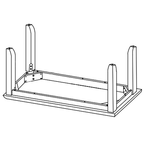 Brook Dining - Dining bench assembly diagram - DLU-BR-BENCH-PW-RTA