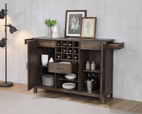 Cali Dining Collection - Server and wine storage - dining room setting - DLU-CA113-SR