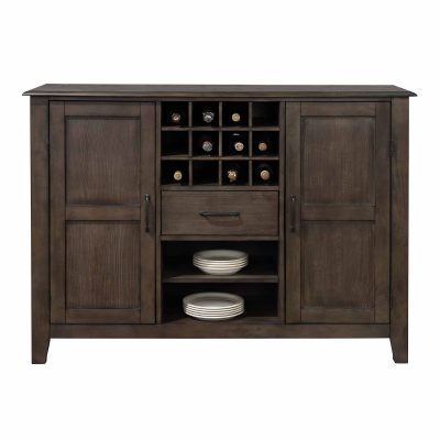 Cali Dining Collection - Server and wine storage - front view - DLU-CA113-SR