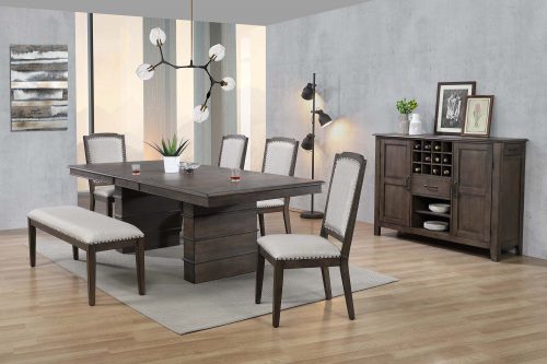 Cali Dining Collection - seven-piece dining set - dining room setting DLU-CA113-4C-BNSR7PC