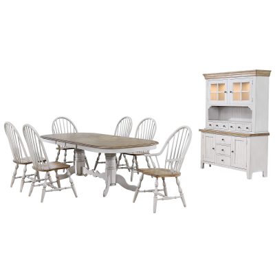 Country Grove Collection - Eight-piece dining set DLU-CG4296-30AGOBH8