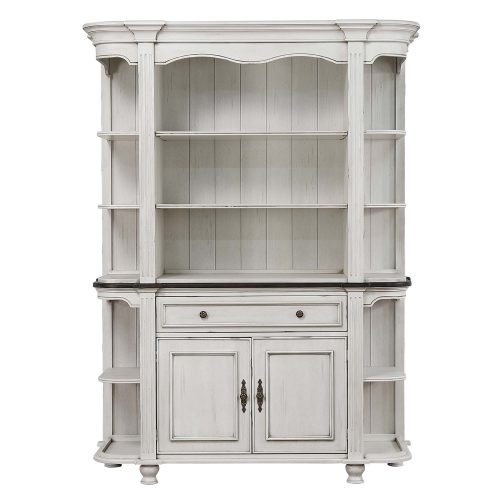 French Chic - buffet and hutch - front view - DLU-FC-BH