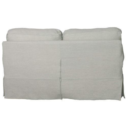 Horizon Slipcovered Collection - Padded Loveseat - back view SU-117610-220591
