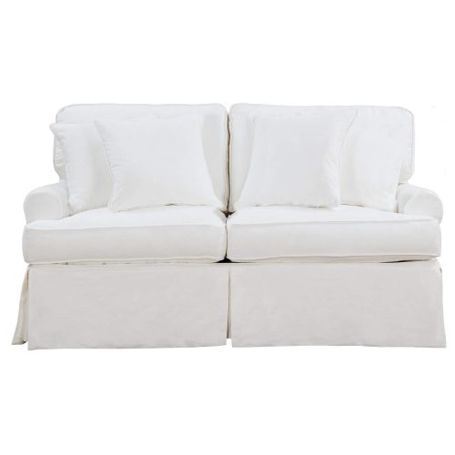 Horizon Slipcovered Collection - Padded Loveseat - front view SU-117610-391081