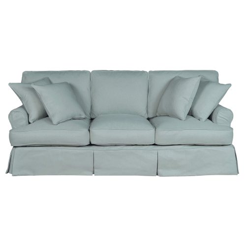 Horizon Slipcovered Collection - Padded Sofa - front view SU-117600-391043