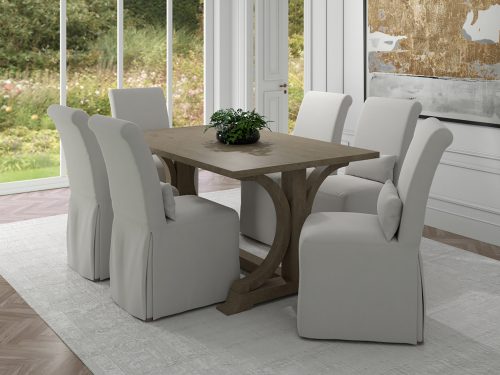 Newport Slipcovered Collection - Dining Chair - dining room setting SY-1025906-391081