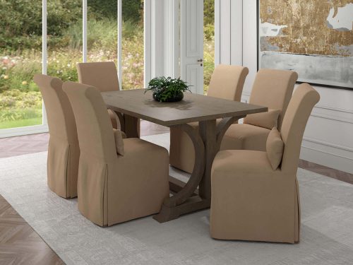 Newport Slipcovered Collection - Dining Chair - dining room setting SY-1025906-391084