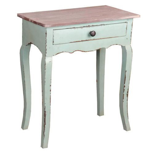 Shabby Chic Collection - Table finished in a lime wash - three-quarter view CC-TAB172TLD-BHLW