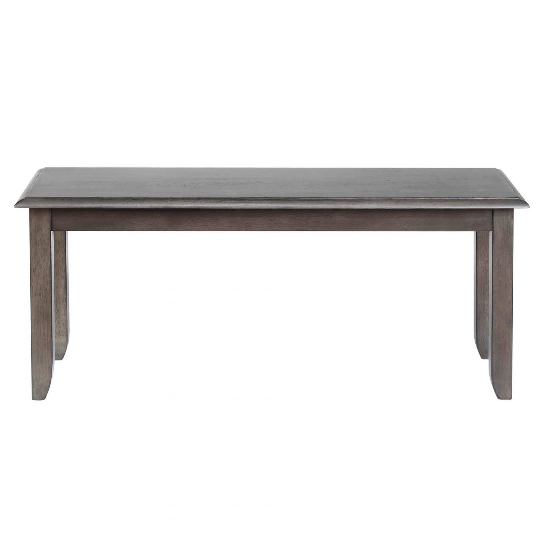 Shades of Gray Dining Bench – Antique Gray (42″) - Sunset Trading