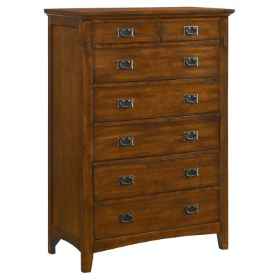 Tremont Bedroom Collection - Seven-drawer chest - angle view SS-TR750-CH