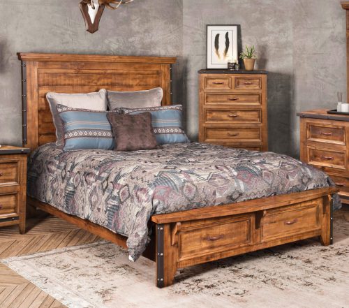 Rustic City Collection-QueenKing bed-HH-4365