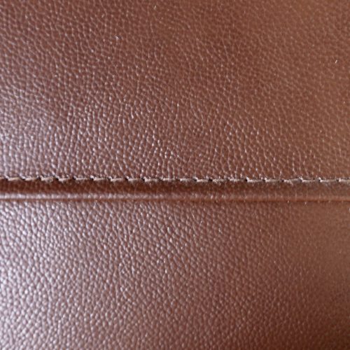 Jayson Collection - Leather Swatch and Stitching in Chestnut - SU-JH
