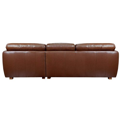 Jayson Right Facing Chaise Sofa in Chestnut - Back view - SU-JH3786-2P