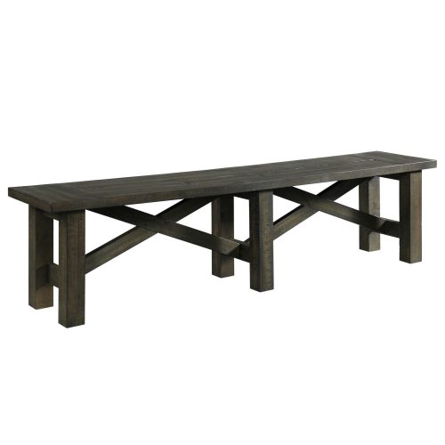 Trestle Dining Collection-Bench-angle view-ED-SKBN