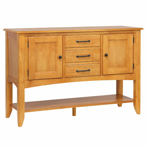 Selections Collection-Sideboard in Light oak-Angle view-DLU-1122-SB-LO