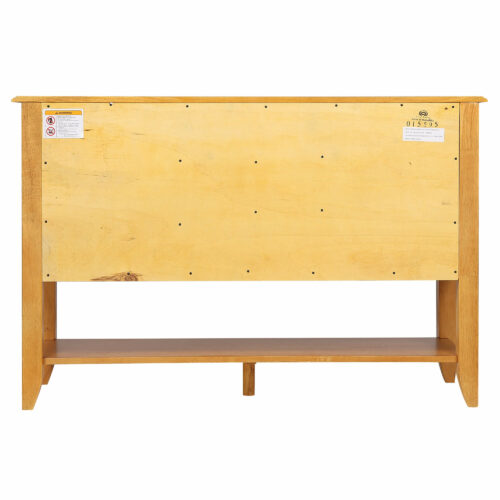 Selections Collection-Sideboard in Light oak-Back view-DLU-1122-SB-LO