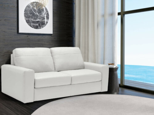 Divine Sleeper Sofa - Angle view in white in room setting-SU-D329-371L09-74