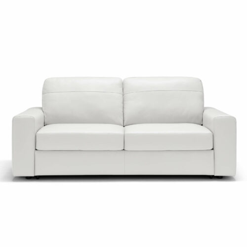 Divine Sleeper Sofa - Front view in white-SU-D329-371L09-74