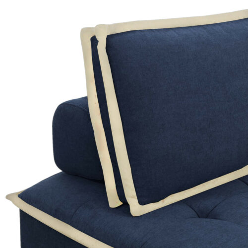 Pixie Collection- Armless modular chair- detail of back cushion-SU-UPX1671135NW