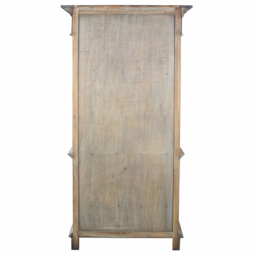 Cottage Collection- Hutch in Driftwood, back view-CC-CAB175S-DW