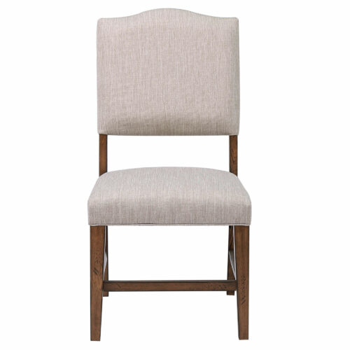 Simply Amish Brook Collection- Performance Fabric Upholstered Chairs, front view-DLU-BR-C85-AM-2