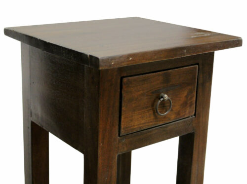 Cottage Collection- Side table in Old Java, close up detail-CC-TAB1792S-OJ