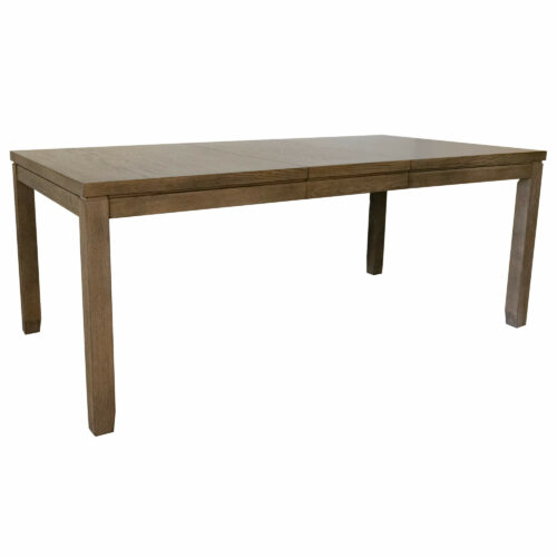 Saunders Collection- Dining table fully extended, angle view-ED-D18620TB