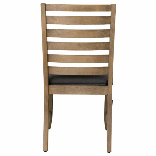 Saunders Collection- Ladder back dining chair, back view-ED-D18620SC-2