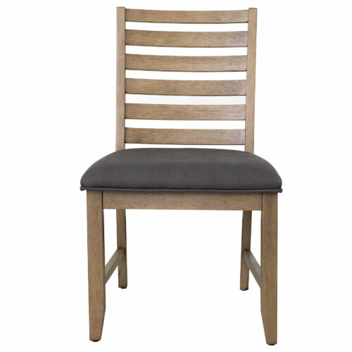 Saunders Collection- Ladder back dining chair, front view-ED-D18620SC-2