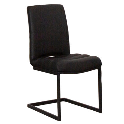 Ryan/ Rhea G5628-01 Dining Chair - Black/ Black Frame